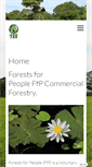 Mobile Screenshot of forestsforpeople.org