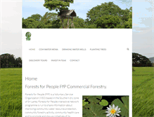 Tablet Screenshot of forestsforpeople.org